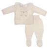 Picture of Foque Baby Girls Knitted Top Legging Set X 2 - Ivory 