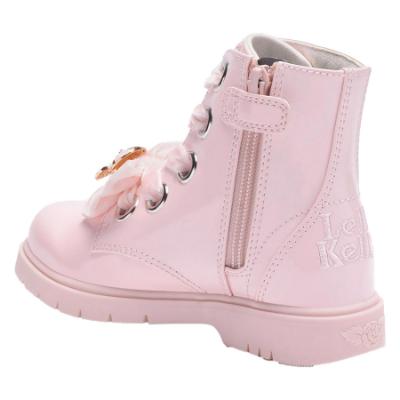 Picture of Lelli Kelly Girls Pumpkin Carraige Ankle Boot With Inside Zip - Rosa Pink