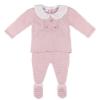 Picture of Foque Baby Girls Knitted Top Legging Set X 2 - Pale Pink 