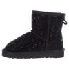 Picture of Lelli Kelly Girls Olivia Rhinestone Sheepskin Boot - Black