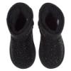 Picture of Lelli Kelly Girls Olivia Rhinestone Sheepskin Boot - Black