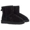 Picture of Lelli Kelly Girls Olivia Rhinestone Sheepskin Boot - Black