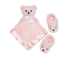 Picture of UGG Baby Bixbee Teddy Bootie & Lovey Teddy Set - Pink