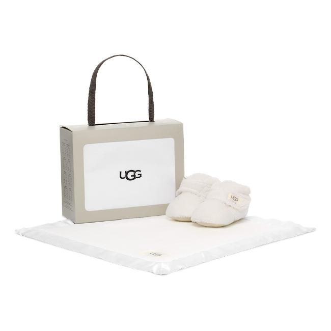 Picture of UGG Baby Bixbee Bootie & Lovey Comforter Set - Ivory