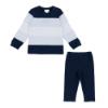 Picture of Pastels & Co Boys Blocking Worthing Tracksuit Set X 2 - Pale Blue Navy Blue