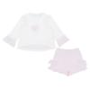 Picture of Pastels & Co Girls Bloom Beautiful Sandra Tunic & Shorts Set X 2 - Ivory Pink 