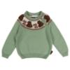 Picture of Foque Baby Boys Bear & Bunny Sweater - Winter Green