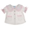 Picture of Salero Girls Plumetti Bloomer Pyjamas Set X 2 -  White Pink