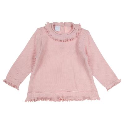 Picture of Granlei  Girls Soft Knit Longer Tunic & Leggings Set X 2 - Pale Pink