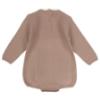 Picture of Granlei Baby Soft Knit Bear Long Sleeve Romper  - Dark Beige