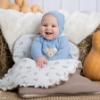 Picture of Granlei Baby Winter Knit Bear Long Sleeve Romper  - Dark Beige