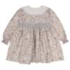 Picture of Granlei Girls Oversized Collar Dress - Beige Floral