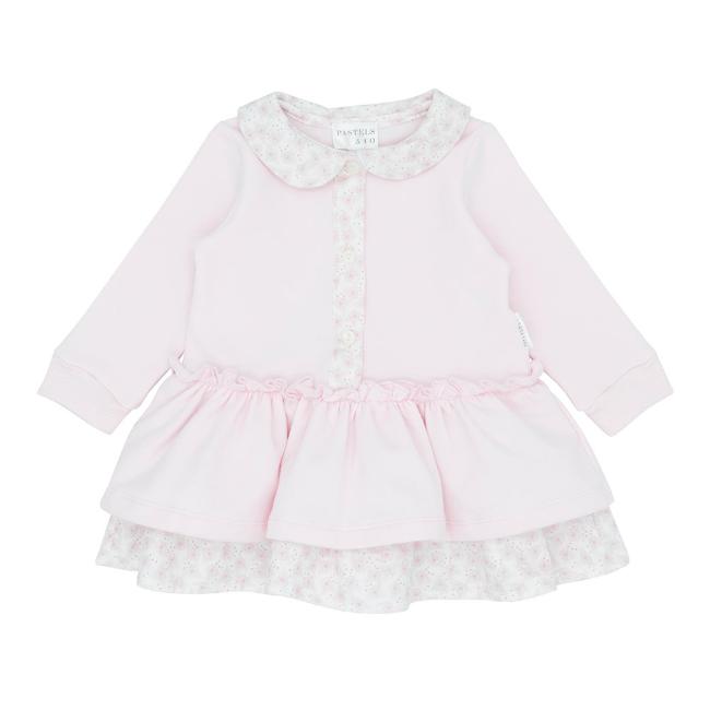 Picture of Pastels & Co Girls Bloom Beautiful Suki Jersey Dress - Ivory Pink