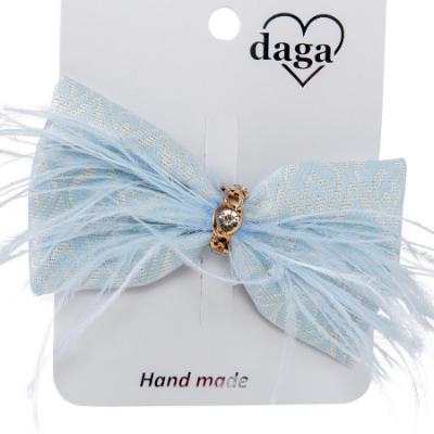 Picture of Daga Girls Ceremony & Elegance Tulle Diamante Hairclip - Blue