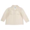 Picture of Granlei Baby Girls Openwork Knit Coat With Bows - Ivory 