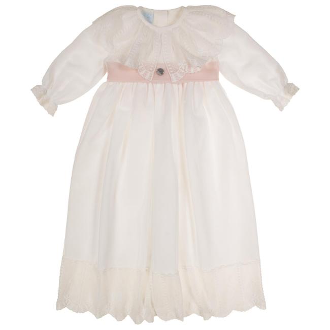 Picture of Granlei Baby Girls Special Occasion Dress - Ivory Pale Pink 