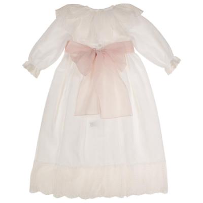 Picture of Granlei Baby Girls Special Occasion Dress - Ivory Pale Pink 