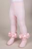 Picture of Caramelo Kids Satin Ribbon Ruffle Ankle Tights - Pink 