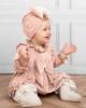 Picture of Caramelo Kids Baby Girls Velour Tiered Dress & Pearl Turban Set X 2 - Pink