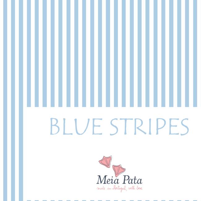 Picture of PRE ORDER Meia Pata Woman Blue Stripes Swimsuit - White Blue 