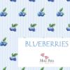 Picture of PRE ORDER Meia Pata Girls Blueberries Salerno Swimsuit - White Blue