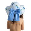 Picture of Meia Pata Girls Blueberries Sunny Hat - White Blue