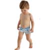 Picture of Meia Pata Boys Blueberries Lycra Swim Shorts - White Blue