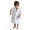 Picture of PRE ORDER Meia Pata Boys Blueberries Towelling Poncho - White Blue