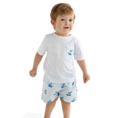 Picture of Meia Pata Boys Blueberries T-shirt - White Blue 