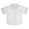 Picture of Salero Boys Short Sleeve Top & Shorts Pyjamas - White Pale Blue 