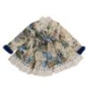 Picture of Ela Confeccion Girls Penelope Ruffle Dress Panties Bonnet Set X 3 - Royal Blue Ivory