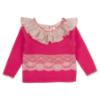 Picture of Ela Confeccion Girls Knitted 3 Piece Jam Pant Set - Fuschia Pink 