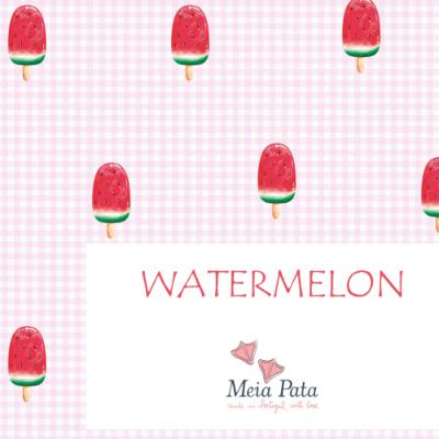 Picture of Meia Pata Boys Watermelon Lycra Rashguard - White Red