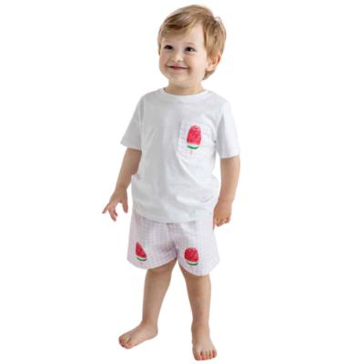 Picture of Meia Pata Boys Watermelon T-shirt - White Red