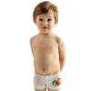 Picture of Meia Pata Boys Peaches Lycra Swim Shorts - White Peach