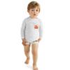 Picture of Meia Pata Boys Peaches Lycra Rashguard - White Peach