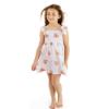 Picture of Meia Pata Girls Peaches Frilled Beach Dress - White Peach