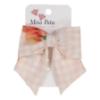 Picture of Meia Pata Girls Peaches Beach Hair Bow On Clip - White Peach