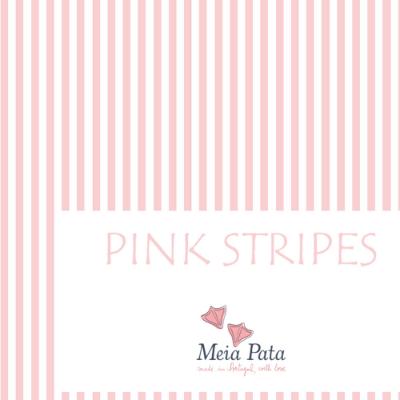 Picture of Meia Pata Girls Pink Stripes Sunny Hat - White Pink