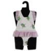 Picture of Meia Pata Girls Turtles Ravello Skirted Swimsuit - White Lilac