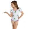 Picture of PRE ORDER Meia Pata Girls Turtles Atrani Open Back Swimsuit - White Lilac