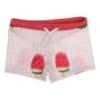 Picture of Meia Pata Boys Watermelon Lycra Swim Shorts - White Red