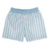 Picture of Meia Pata Boys Blue Stripes Swim Trunks - White Blue