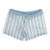 Picture of Meia Pata Boys Blue Stripes Lycra Swim Shorts - White Blue