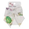 Picture of Meia Pata Girls Turtles Beach Hair Bow On Clip - White Lilac