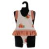 Picture of Meia Pata Girls Peaches Ravello Skirted Swimsuit - White Peach