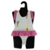 Picture of Meia Pata Girls Ice Cream Ravello Skirted Swimsuit - White Pink