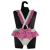 Picture of Meia Pata Girls Ice Cream Ravello Skirted Swimsuit - White Pink