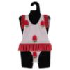 Picture of Meia Pata Girls Watermelon Ravello Skirted Swimsuit - White Red