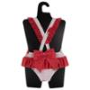 Picture of Meia Pata Girls Watermelon Ravello Skirted Swimsuit - White Red